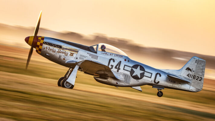 Fotografia lotnicza, pokazy lotnicze - P51 Mustang - Leszno Antidotum, fotografia lotnicza