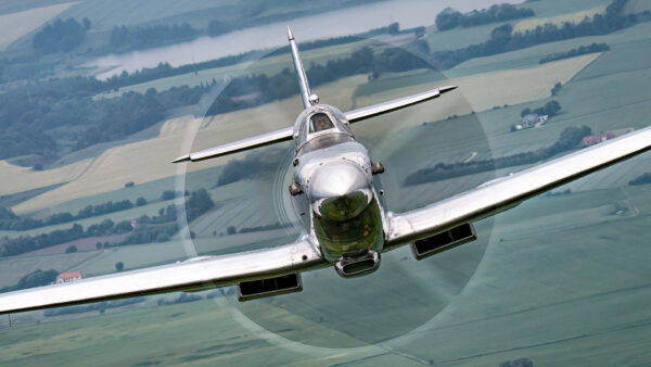 Silver Spitfire - sesja Air-to-air z Aviation Photo Crew