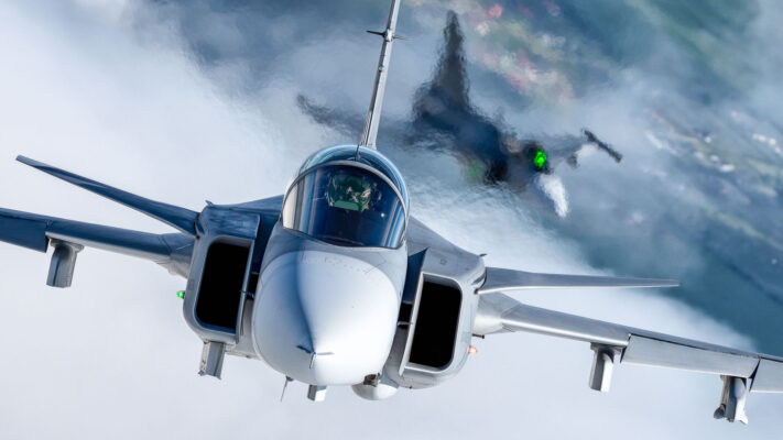 Gripeny - sesja Air-to-air z Aviation Photo Crew